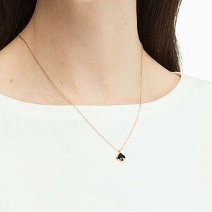 KATE SPADE ENAMEL MINI SPADE PENDANT NECKLACE NWT